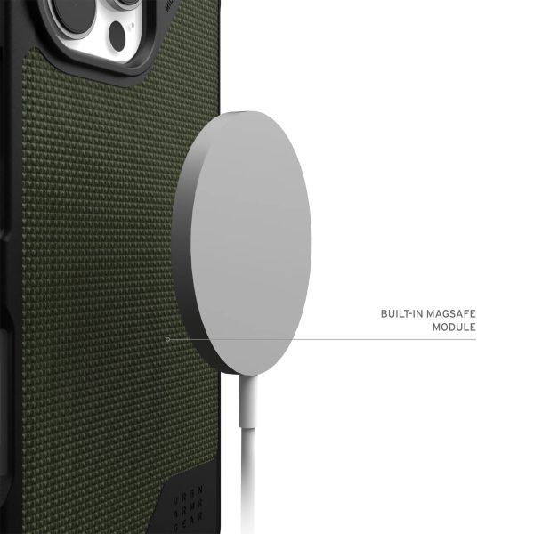 UAG Metropolis LT MagSafe Backcover Apple iPhone 16 Pro Max - Kevlar Olive