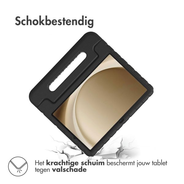 imoshion Kidsproof Backcover met handvat voor de Samsung Galaxy Tab A9 Plus - Zwart