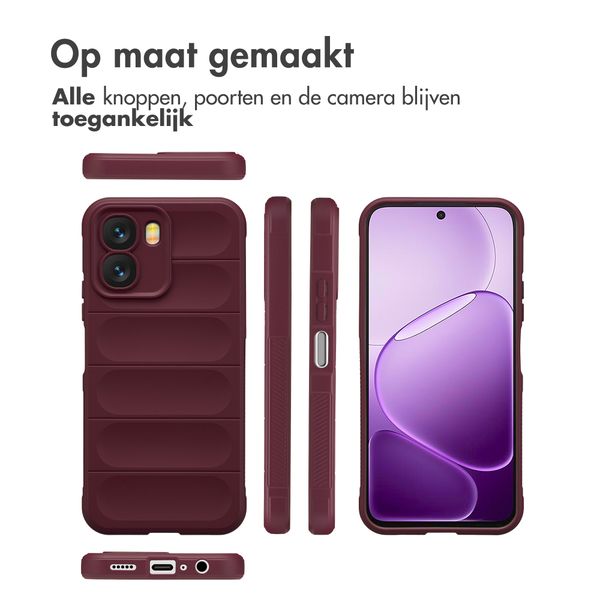 imoshion EasyGrip Backcover Oppo A6x (4G/5G) - Aubergine