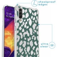 imoshion Design hoesje met koord Samsung Galaxy A50 - Luipaard - Groen