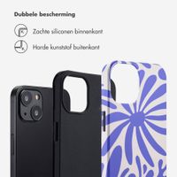 Selencia Vivid Backcover Apple iPhone 13 - Modern Bloom Sapphire Blue