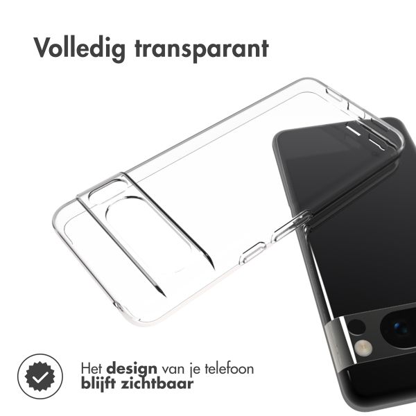 Accezz Clear Backcover Google Pixel 8 Pro - Transparant