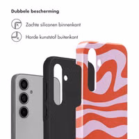 Selencia Vivid Backcover Samsung Galaxy A55 - Dream Swirl Pink