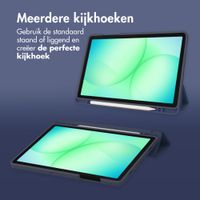 Accezz Smart Silicone Bookcase Samsung Galaxy Tab A11 Plus / A9 Plus - Donkerblauw