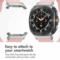 imoshion Leather strap Samsung Galaxy Watch Ultra 2 (2026) / Ultra (2024/2025) - Pink