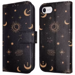 imoshion Design Bookcase Apple iPhone SE (2022 / 2020) / 8 / 7 / 6(s) - Sky Black