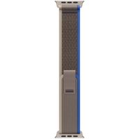 Apple Trail Loop Band Apple Watch Series 1 t/m 11 / SE / Ultra (44/45/46/49 mm) - Maat M/L - Blue / Grey