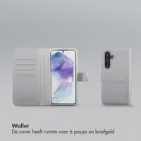 Selencia Olyn Uitneembare Bookcase met MagSafe Samsung Galaxy A55 - Grijs