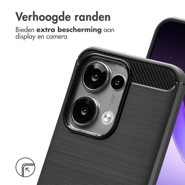 imoshion Brushed Backcover Oppo Reno 13 - Zwart