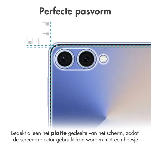 imoshion Screenprotector Folie 3 pack Samsung Galaxy Z Flip 7