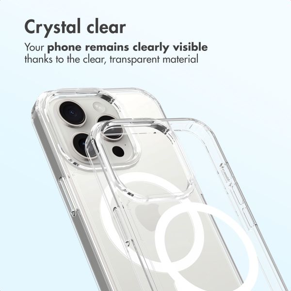 Accezz Xtreme Impact Back Cover with MagSafe Apple iPhone 15 Pro - Transparent