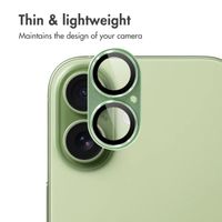imoshion Camera Protector Glass 2-pack Apple iPhone 17 - Sage Green