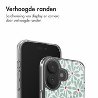 imoshion Design hoesje Apple iPhone 17 - Bloom Love Sage Green