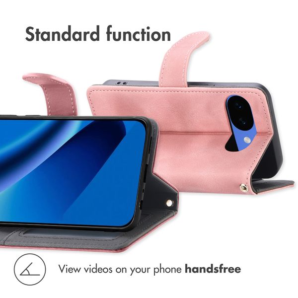 imoshion Bookcase with Strap Google Pixel 10a - Pink