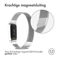 imoshion Milanees magnetisch bandje Fitbit Luxe - Maat M - Zilver