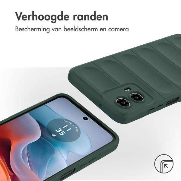 imoshion EasyGrip Backcover Motorola Moto G34 - Donkergroen