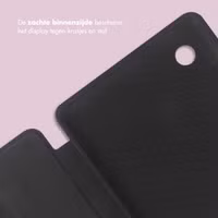 Selencia Vivid Bookcase Kobo Clara Colour / Clara BW - Stars Rubine Red Light Pink