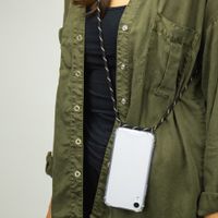 imoshion Transparante Backcover met koord Samsung Galaxy S21 Plus - Zwart & Goud