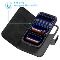 imoshion Uitneembare 2-in-1 Luxe Bookcase Apple iPhone 17 Pro - Zwart