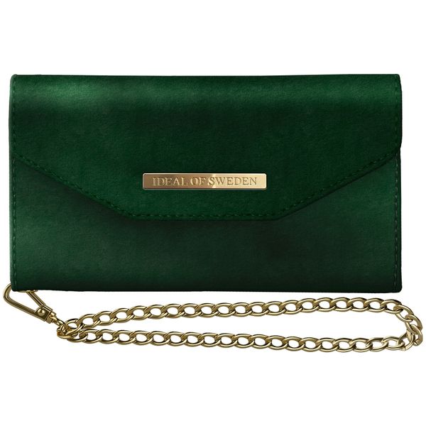 iDeal of Sweden Mayfair Clutch Velvet Samsung Galaxy S10 - Groen