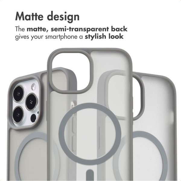 imoshion Colour Guard Back Cover with MagSafe Apple iPhone 13 Pro - Grey