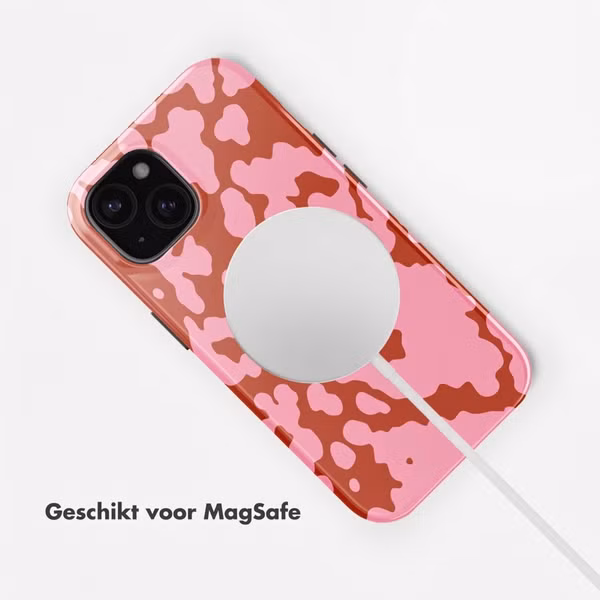 Selencia Vivid Backcover met MagSafe Apple iPhone 15 - Moo’d Blush Pink