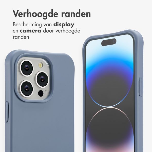 imoshion Color Backcover met afneembaar koord MagSafe Apple iPhone 14 Pro - Ash Blue