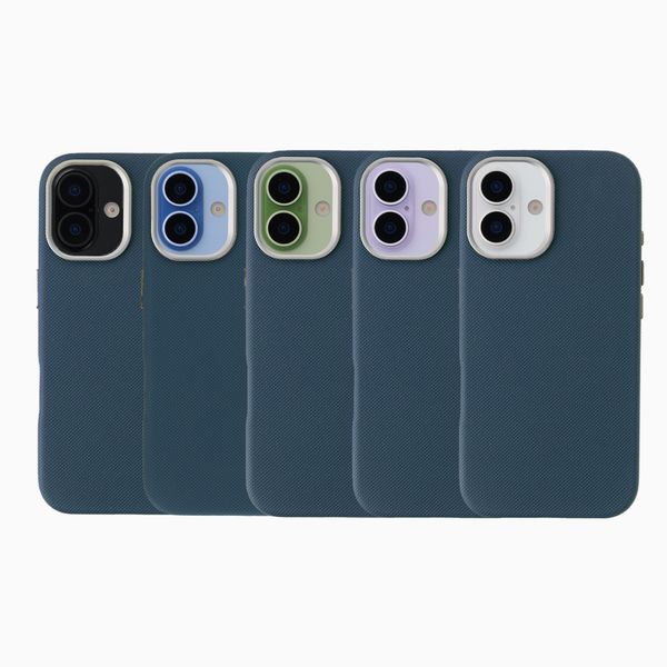 Accezz Mesh Backcover met MagSafe Apple iPhone 17 - Donkerblauw