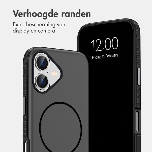 imoshion Color Backcover met Thin MagSafe Ring Apple iPhone 17 - Zwart
