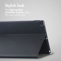 Accezz Classic Tablet Case Apple iPad 9 (2021) 10.2 inch / iPad 8 (2020) 10.2 inch / iPad 7 (2019) 10.2 inch - Black