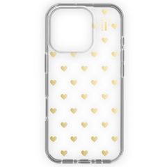 iDeal of Sweden Clear Case iPhone 16 Pro Max - Golden Hearts