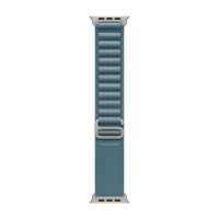 Apple Alpine Loop Band Apple Watch | 44/45/46/49 mm - Maat M - Light Blue / Natural Titanium