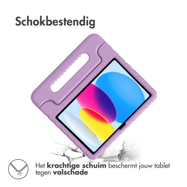 imoshion Kidsproof Backcover met handvat iPad 11 (2025) 11 inch / iPad 10 (2022) 10.9 inch - Lila