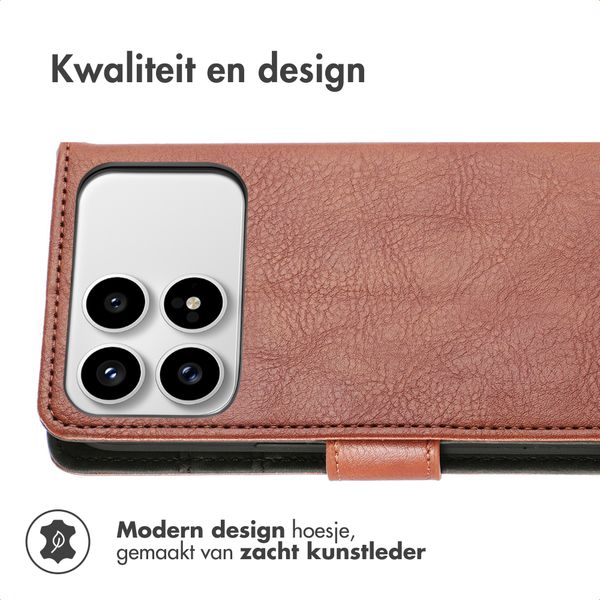 imoshion Luxe Bookcase Xiaomi Poco F8 Pro - Bruin