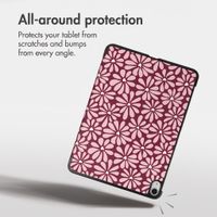 imoshion Design Trifold Case Apple iPad Air 11 inch (2026) M4 / (2025) M3 / (2024) M2 / Air 5 (2022) / Air 4 (2020) - Bloom Love Blush