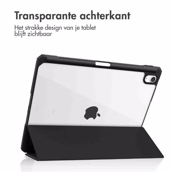 imoshion Trifold Hardcase Bookcase Apple iPad Air 11 inch (2025) M3 / (2024) M2 / Air 5 (2022) / Air 4 (2020) - Zwart