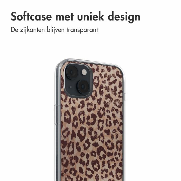 imoshion  Design hoesje iPhone 14 - Leopard Mood