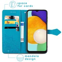 imoshion Mandala Bookcase Samsung Galaxy A13 (5G) / A04s - Turquoise