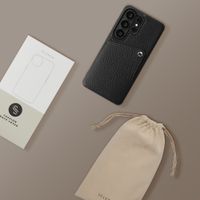 Selencia Riva Backcover met Pashouder Samsung Galaxy S26 Ultra - Black