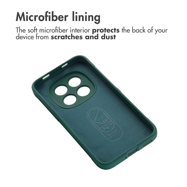 imoshion EasyGrip Backcover Xiaomi Redmi Note 15 Pro (5G) - Donkergroen