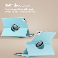 imoshion 360° draaibare Bookcase Apple iPad Air 13 inch (2026) M4 / (2025) M3 / (2024) M2 - Lichtblauw