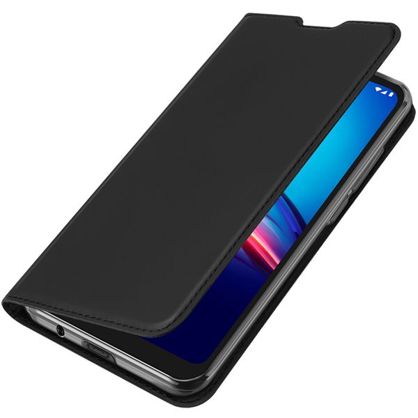 Dux Ducis Slim Softcase Bookcase Motorola Moto E6s - Zwart