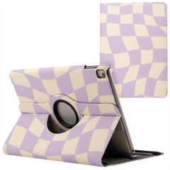 imoshion 360° Draaibare Design Bookcase Apple iPad 9 (2021) 10.2 inch / iPad 8 (2020) 10.2 inch / iPad 7 (2019) 10.2 inch - Dancing Cubes