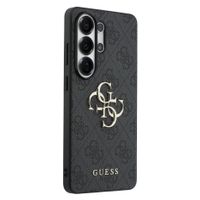 Guess 4G Metal Logo Backcover Samsung Galaxy S26 Ultra - Zwart