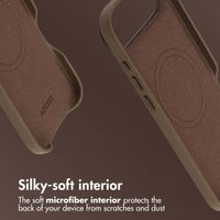 Accezz Leather Back Cover with MagSafe Apple iPhone Air - Coffee Brown