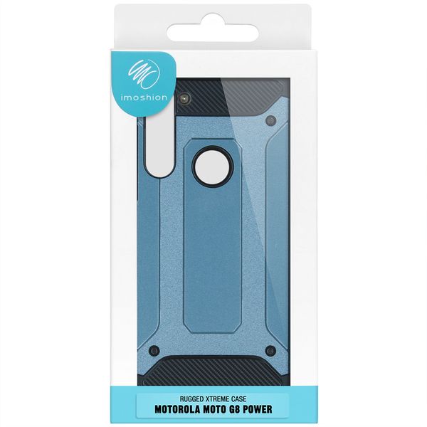 imoshion Rugged Xtreme Backcover Motorola Moto G8 Power - Donkerblauw