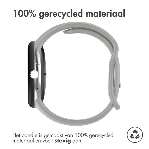 imoshion Siliconen⁺ bandje Google Pixel Watch / Watch 2 / Watch 3 / Watch 4 (41 mm) - Maat L - Grijs