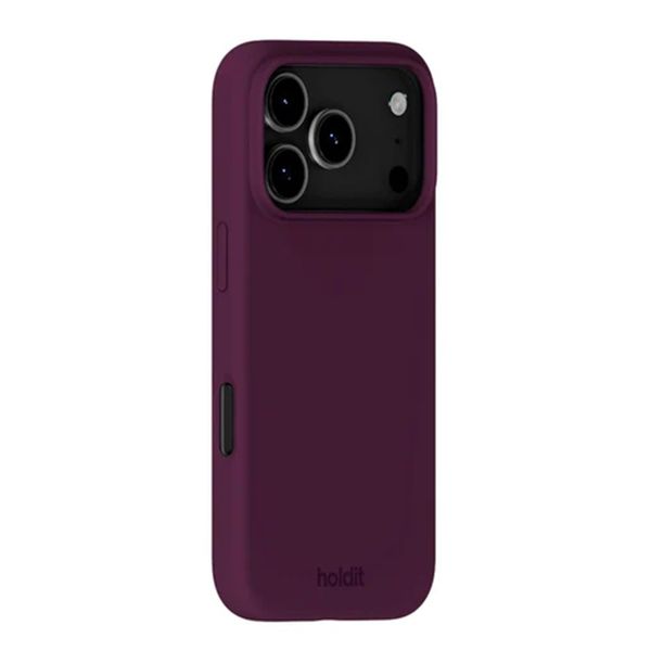 Holdit Silicone Case Apple iPhone 17 Pro Max - Deep Plum