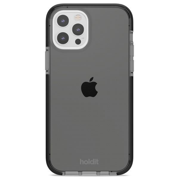 Holdit Seethru Case iPhone 12 (Pro) - Black