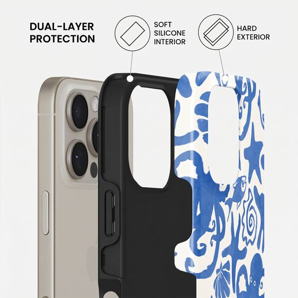 Burga Tough Back Cover with MagSafe Apple iPhone 16 Pro - Nera
